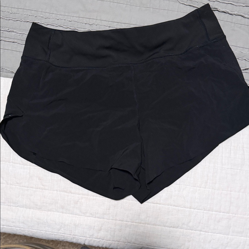 Athleta Women's Black run with it Athletic Shorts